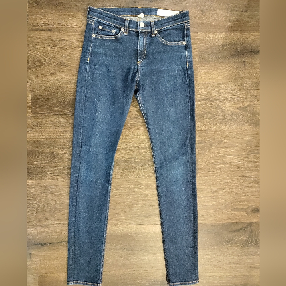 Rag & Bone Denim Mid Rise Skinny Leg Denim Jeans Size 28